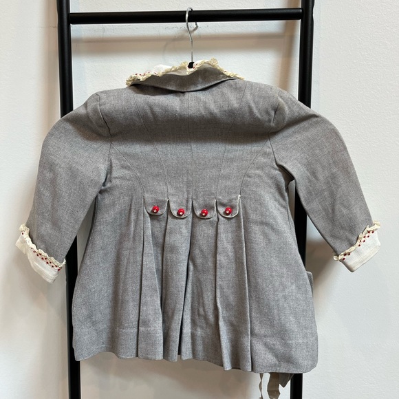 Vintage 1950 Little Miss Robin Gray Bundle Jacket and Bonnet Hat Toddler Girl - Picture 3 of 10